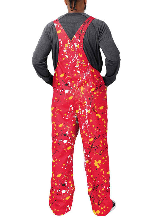 Forever Collectibles Kansas City Chiefs Mens Red Paint Splatter