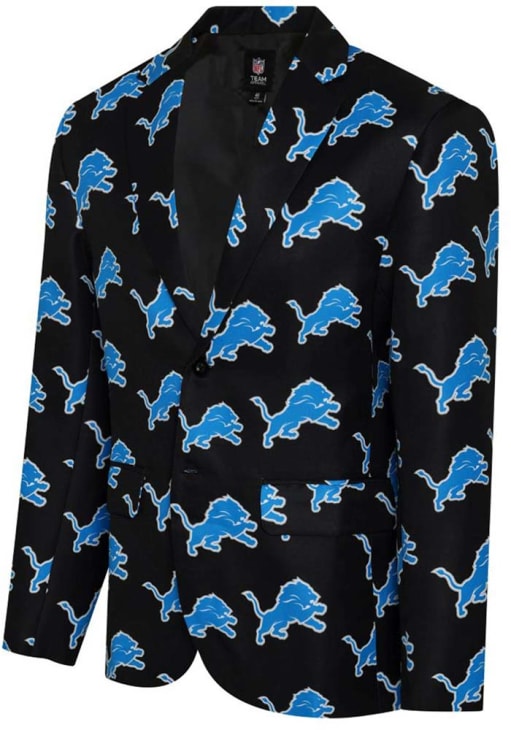 Forever Collectibles Detroit Lions Mens BLUE All Over Light Weight