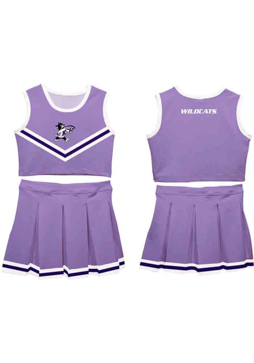 Vive La Fete Girls LAVENDER K-State Wildcats Ashley 2 Piece Cheer
