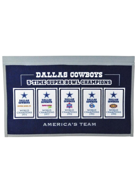 Dallas Cowboys NAVY Rafter Raiser Banner - 16660263