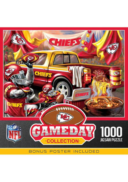 Kansas City Chiefs Red Gameday 1000 Piece Puzzle - 17180563