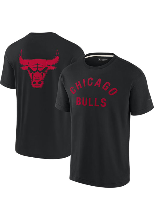 Chicago Bulls BLACK Signature Short Sleeve T Shirt - 172802013