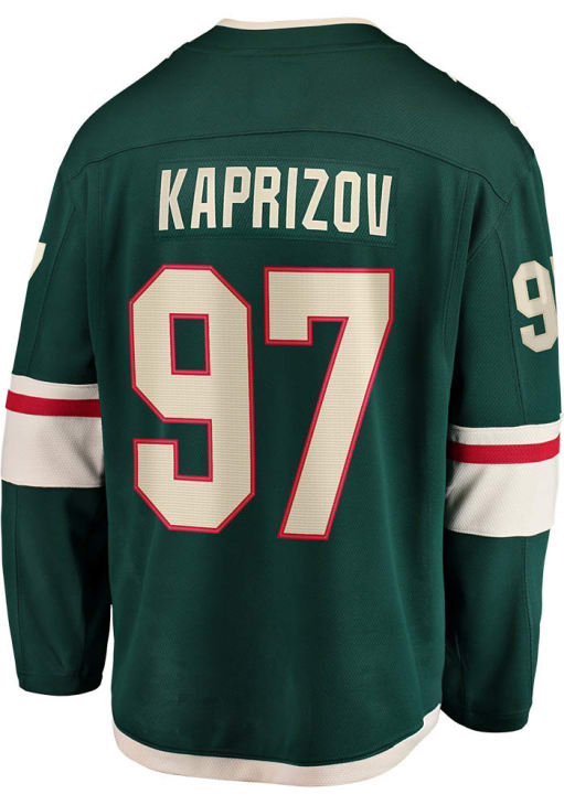 Kirill Kaprizov Minnesota Wild Mens GREEN Home Breakaway Hockey