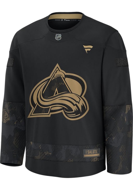 Colorado Avalanche Mens Black Military Appreciation Hockey Jersey