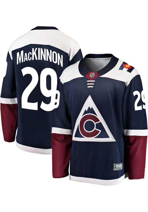 Nathan MacKinnon Colorado Avalanche Mens NAVY Alt Breakaway Hockey