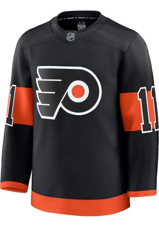 Travis Konecny Philadelphia Flyers Mens BLACK Alt Premium Hockey