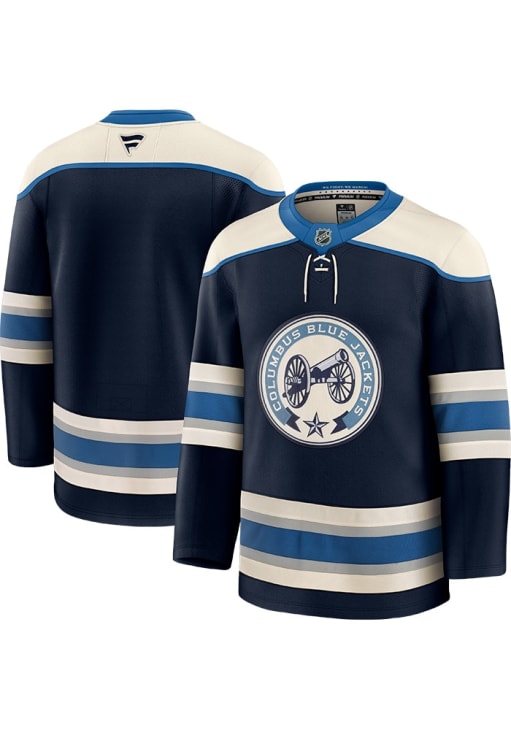 Columbus Blue Jackets NAVY Blank Premium - 172804047 Columbus Blue Jackets NAVY Blank Premium - 172804047