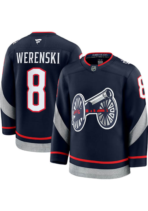 Zach Werenski Columbus Blue Jackets Mens NAVY Stadium Series