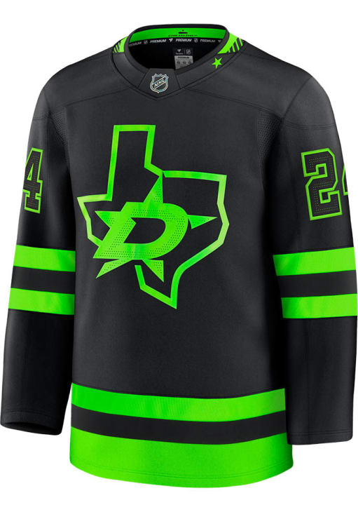 超激レアdallasbrand I ♥ DALLAS セットアップ ブラック Roope Hintz Dallas Stars Mens BLACK Alt Premium Hockey Jersey