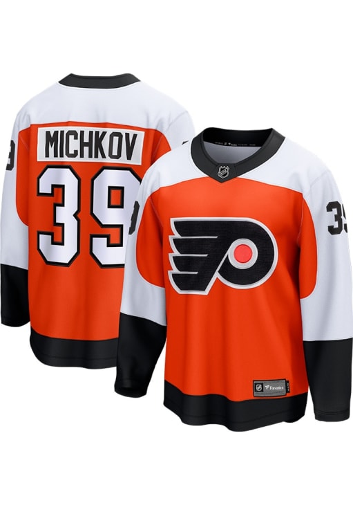 Matvei Michkov Philadelphia Flyers Mens ORANGE Home Hockey Jersey