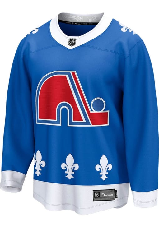 Colorado Avalanche Mens Blue Blank Breakaway Hockey Jersey