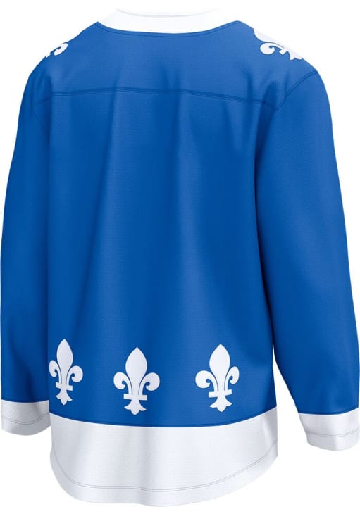 Colorado Avalanche Mens Blue Blank Breakaway Hockey Jersey