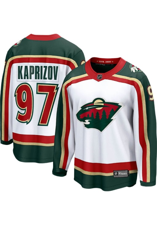 ye22　Le Marais Kirill Kaprizov Minnesota Wild Mens White Alt Breakaway Hockey