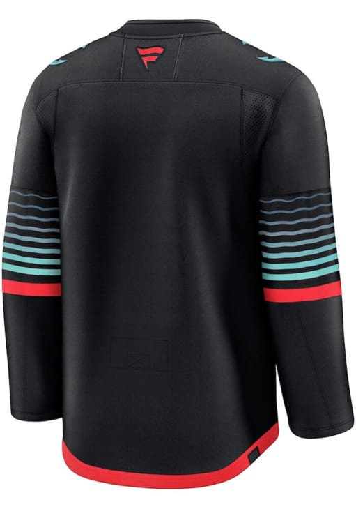 Seattle Kraken BLACK Blank Breakaway - 172810577