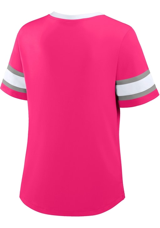Dallas Cowboys Womens PINK Bling Draw Fashion Football Jersey