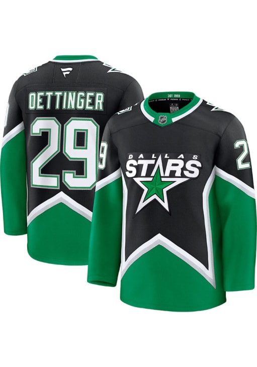 movb セットアップ duplex cotton jersey 46 Jake Oettinger Dallas Stars Mens BLACK Alt Hockey Jersey - 172814082