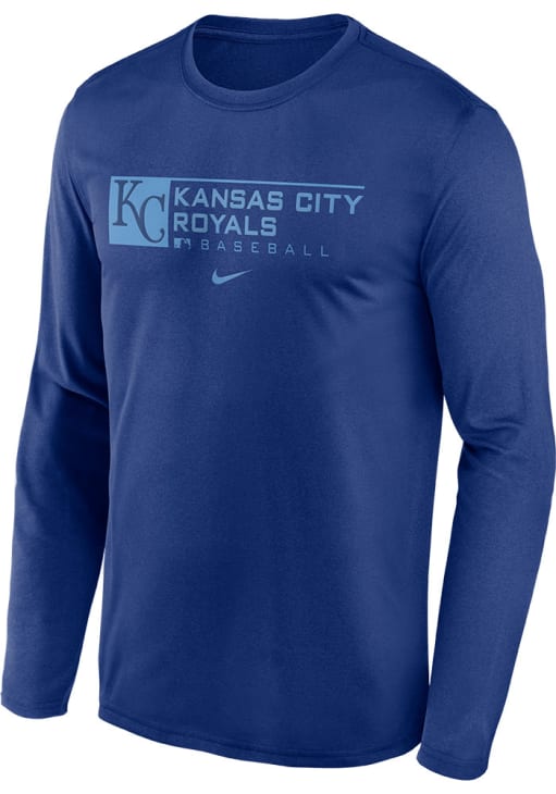 Nike Kansas City Royals ROYAL TEAM ISSUE LS LEGEND TEE Long Sleeve