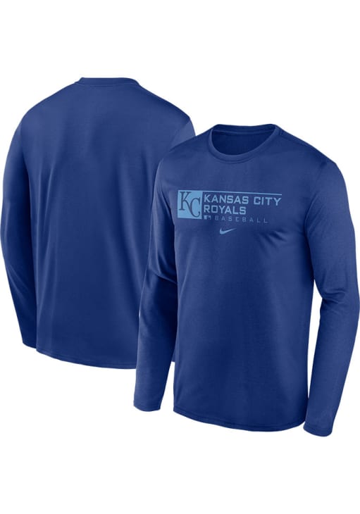 Nike Kansas City Royals ROYAL TEAM ISSUE LS LEGEND TEE Long Sleeve