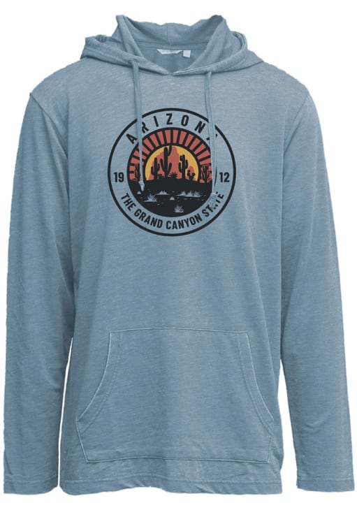 Arizona Mens BLUE Desert Grand Canyon State Hoodie - 17300607