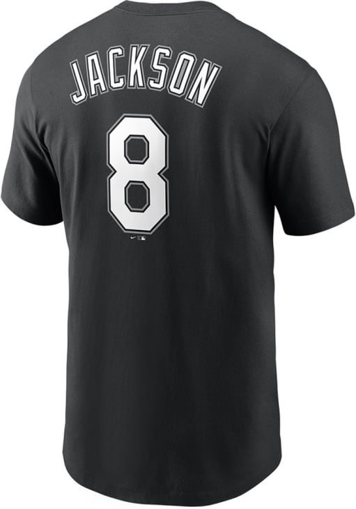 Bo Jackson Chicago White Sox BLACK Name Number Short Sleeve Player