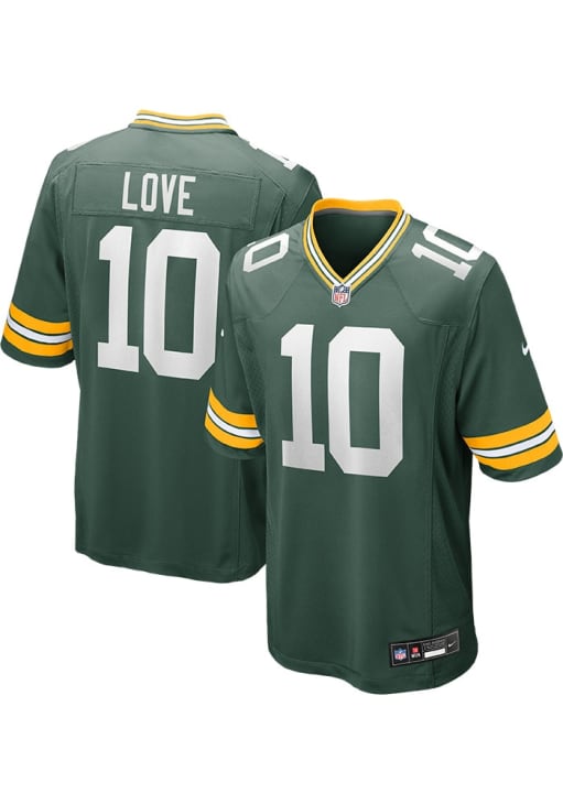 Jordan Love Green Bay Packers Home Game Jersey - GREEN