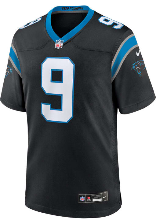 Bryce Young Carolina Panthers BLACK Home Game Jersey - 173200198