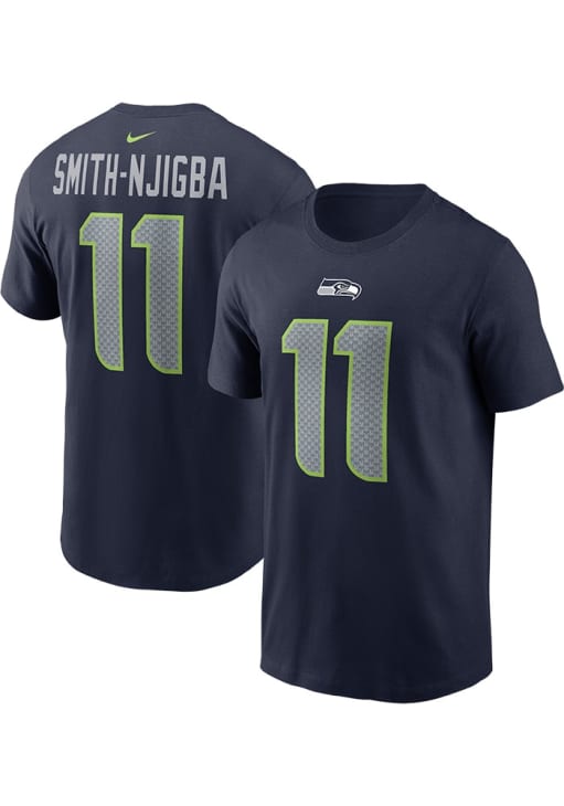 O. SMITH ユニフォーム 背番号1 ネイビー Jaxon Smith-Njigba Seattle Seahawks NAVY Name and Number Short