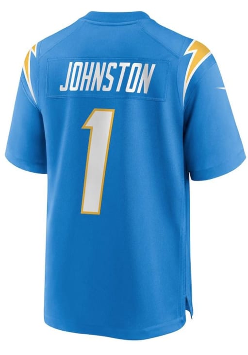 Quentin Johnston Los Angeles Chargers Blue Home Game Jersey