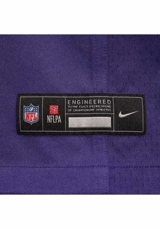 Zay Flowers Baltimore Ravens PURPLE Home Game Jersey - 173200449