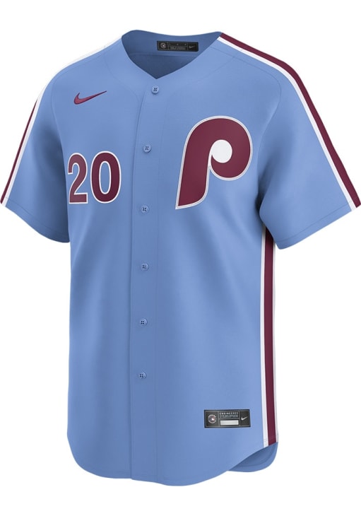 Mike Schmidt Philadelphia Phillies Mens LIGHT BLUE Alt 2024
