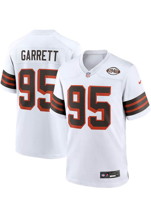Myles Garrett Cleveland Browns WHITE Alt Jersey - 173200636