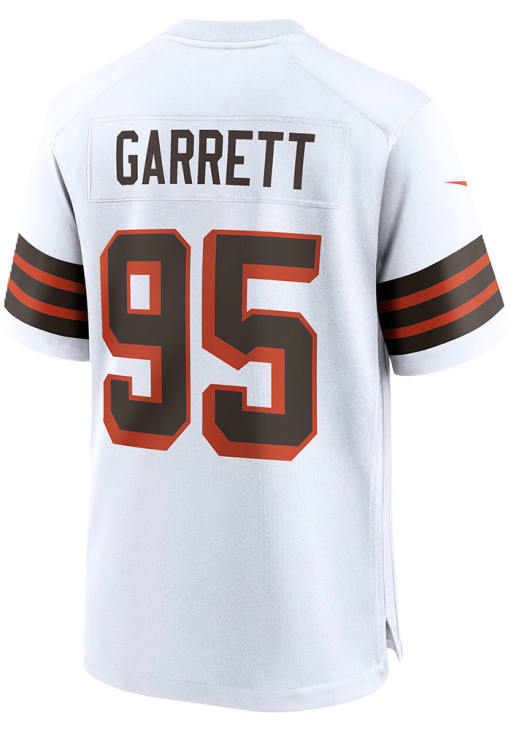 Myles Garrett Cleveland Browns WHITE Alt Jersey - 173200636