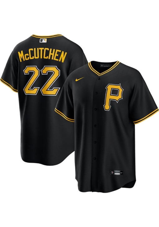 Andrew McCutchen Pittsburgh Pirates Mens Replica BLACK Alt Jersey