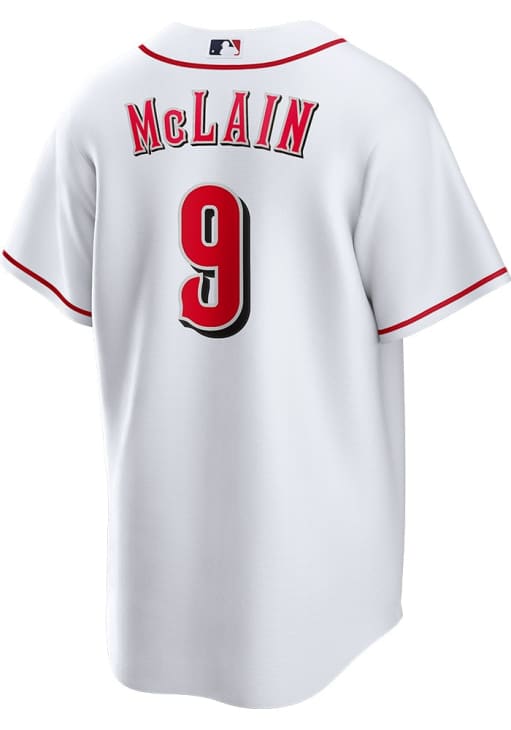 Matt McLain Cincinnati Reds Mens Replica WHITE Home Jersey - 173201402