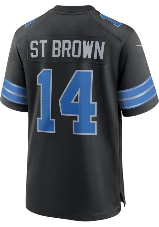 超希少 アディダス製 B&I Lions 05年 遠征 記念 オールブラックス Amon-Ra St. Brown Detroit Lions BLACK 2024 Alt Game Jersey - 173201694