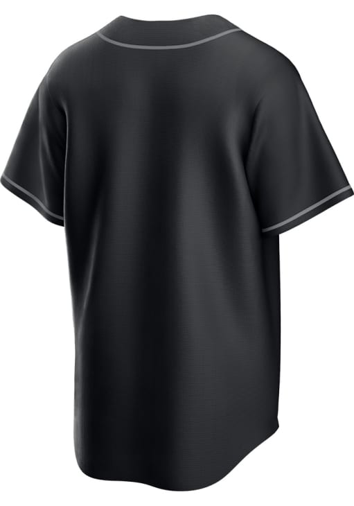 Houston Astros Mens Nike Replica BLACK Fashion White Fill Jersey