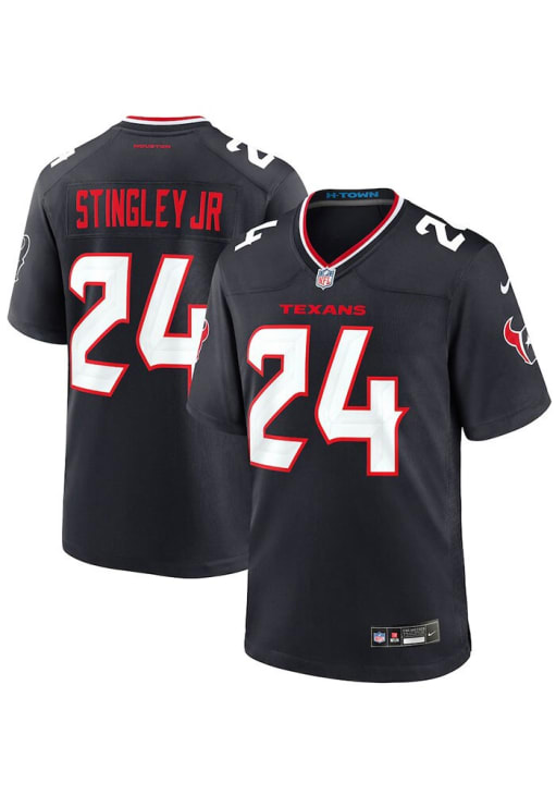 Derek Stingley Jr Houston Texans NAVY 2024 Home Game Jersey