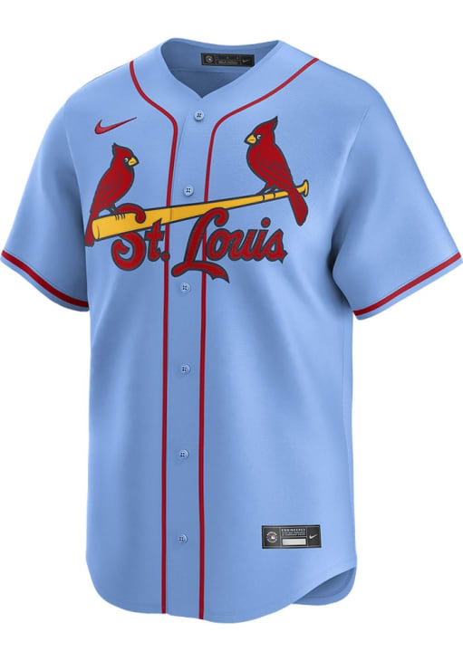 Nike St Louis Cardinals Mens LIGHT BLUE Alt 2024 Limited Baseball