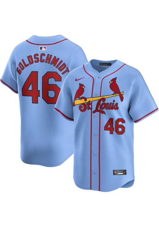 Paul Goldschmidt St Louis Cardinals Mens LIGHT BLUE Alt 2024