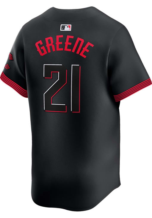 Cincinnati Reds 練習用ユニフォーム 黒 Hunter Greene Cincinnati Reds Mens BLACK City Connect 2024 Limited