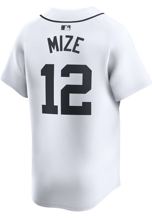 Casey Mize Detroit Tigers Mens WHITE Home 2024 Limited Baseball