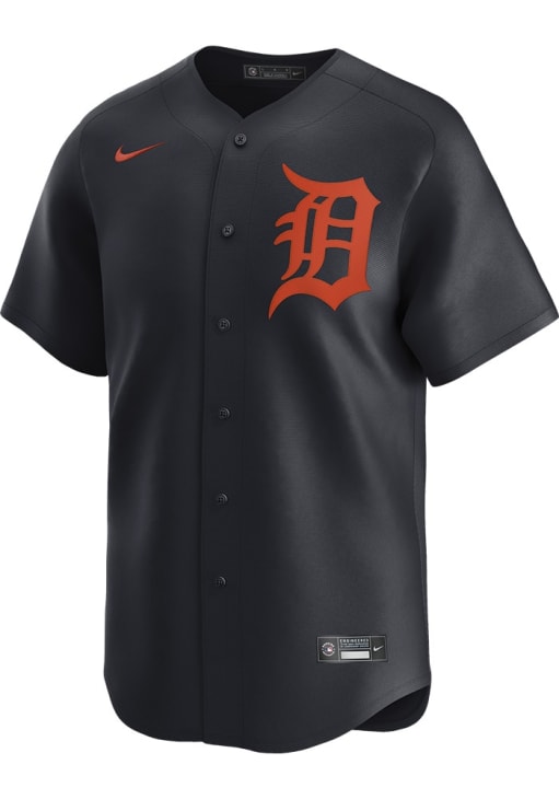 Nike Detroit Tigers Mens NAVY Alt 2024 Limited Baseball Jersey
