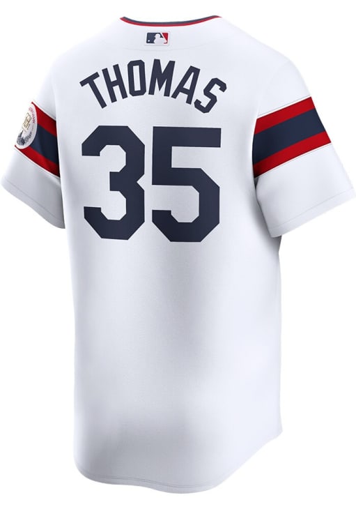 Frank Thomas Chicago White Sox Mens WHITE Alt 2024 Limited