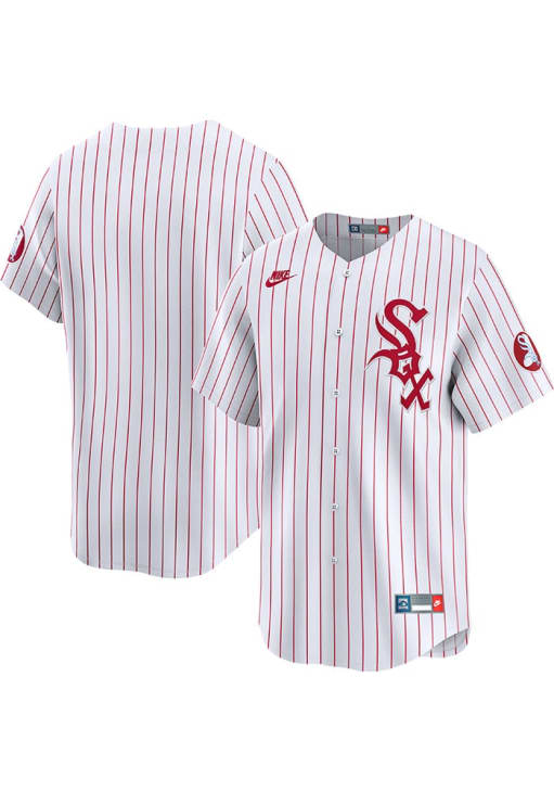Chicago White Sox Nike WHITE Throwback Cooperstown Jersey - 173201907