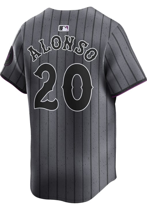 Pete Alonso New York Mets Mens City Connect Ltd Limited Baseball