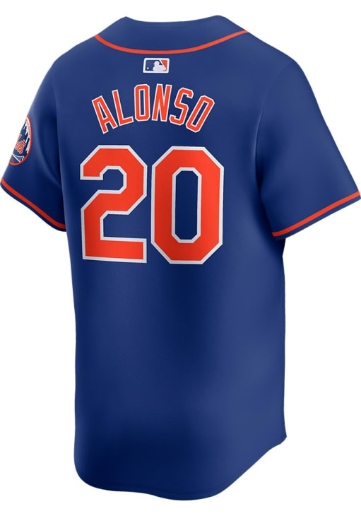Nike ニューヨーク・メッツ ユニフォーム ALONSO 20 Mサイズ Pete Alonso New York Mets Mens Alt Limited Baseball Jersey - ROYAL