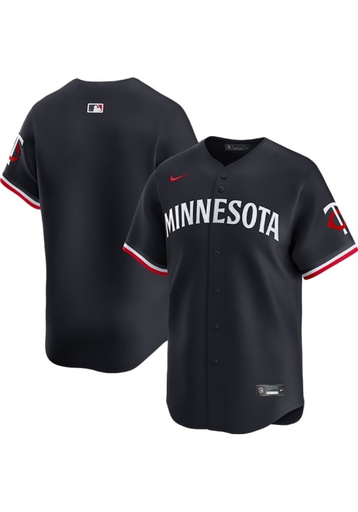 Nike Minnesota Twins Mens NAVY BLUE/POLISHED Alt 2024 Limited