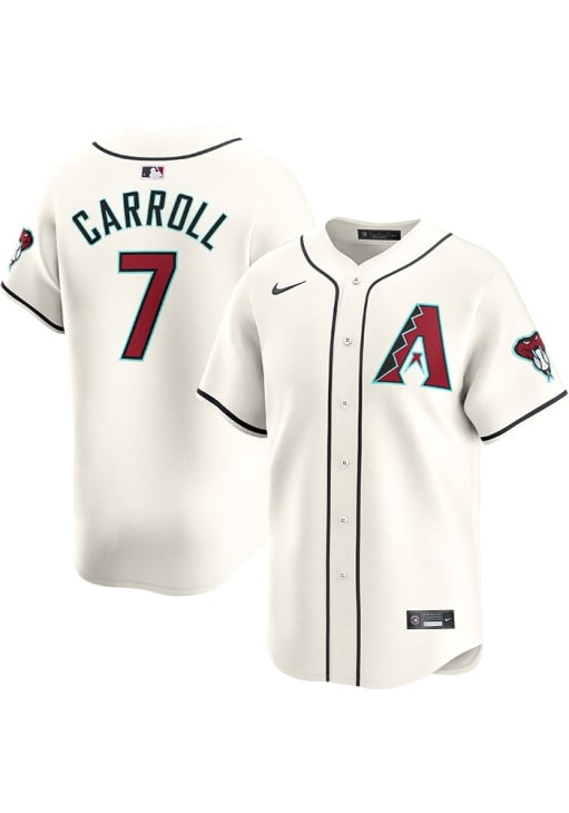 Corbin Carroll Arizona Diamondbacks Mens WHITE Home 2024 Limited