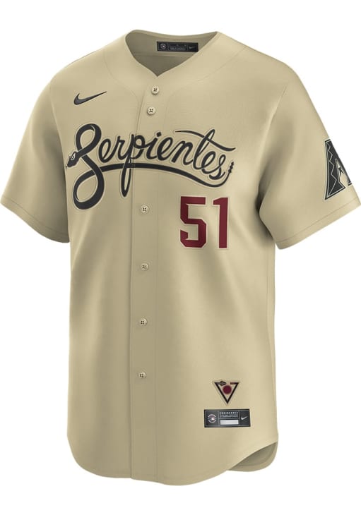 Randy Johnson Arizona Diamondbacks Mens GOLD City Connect 2024