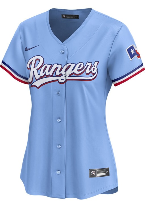 Marcus Semien Texas Rangers Nike Womens LIGHT BLUE Alt Style